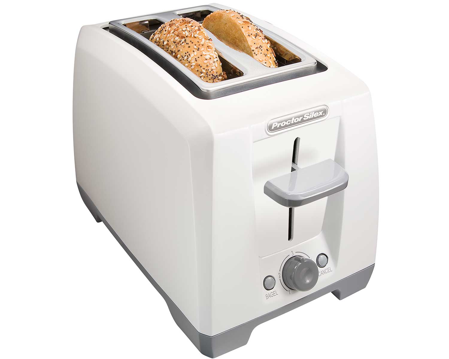 2-Slice Bagel Toaster (white)