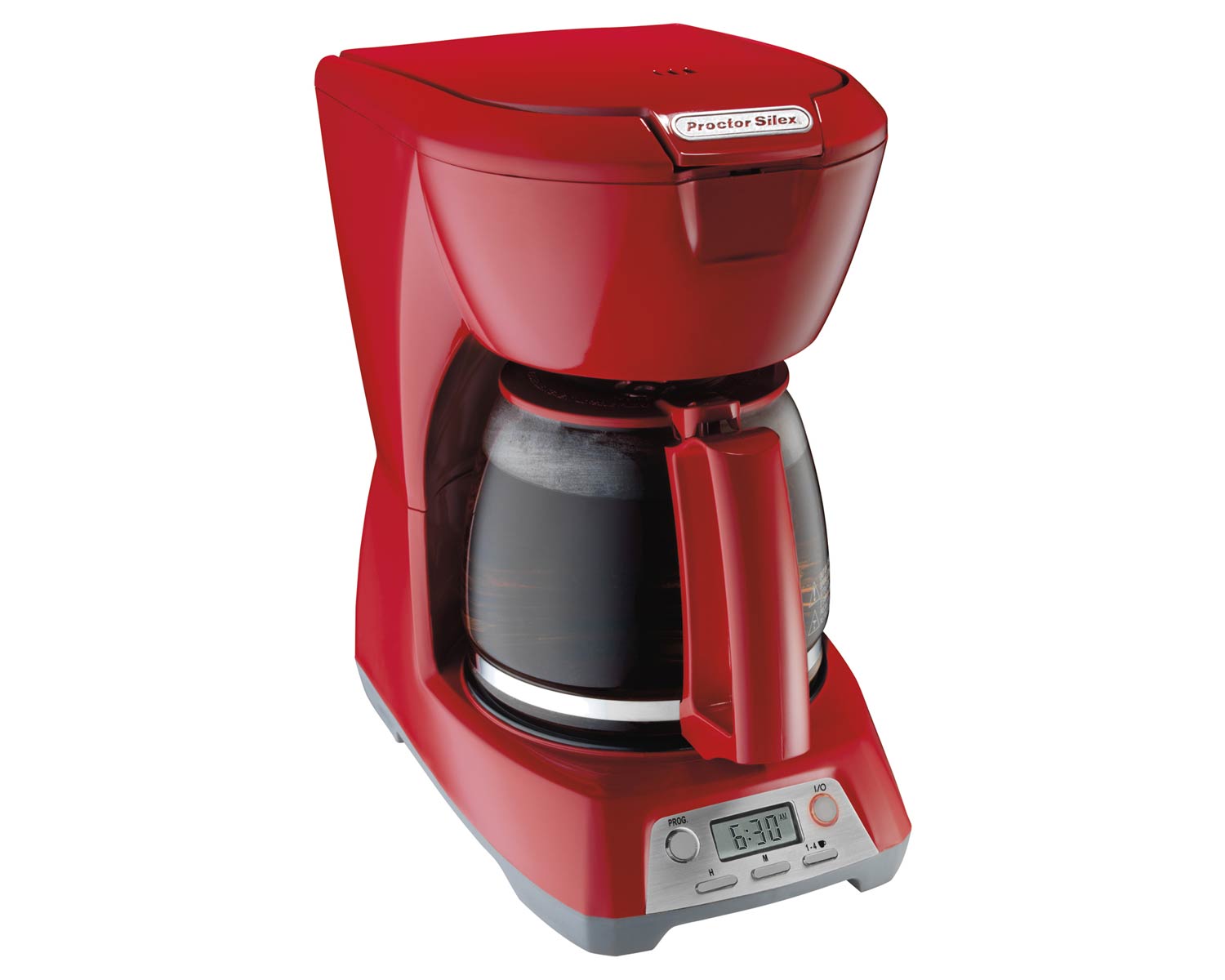 Programmable 12 Cup Coffee Maker (red)