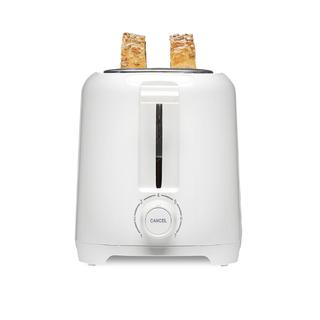 Wide-Slot 2 Slice Toaster, White - 22216G