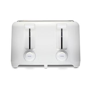 Wide-Slot 4 Slice Toaster, White - 24214PS