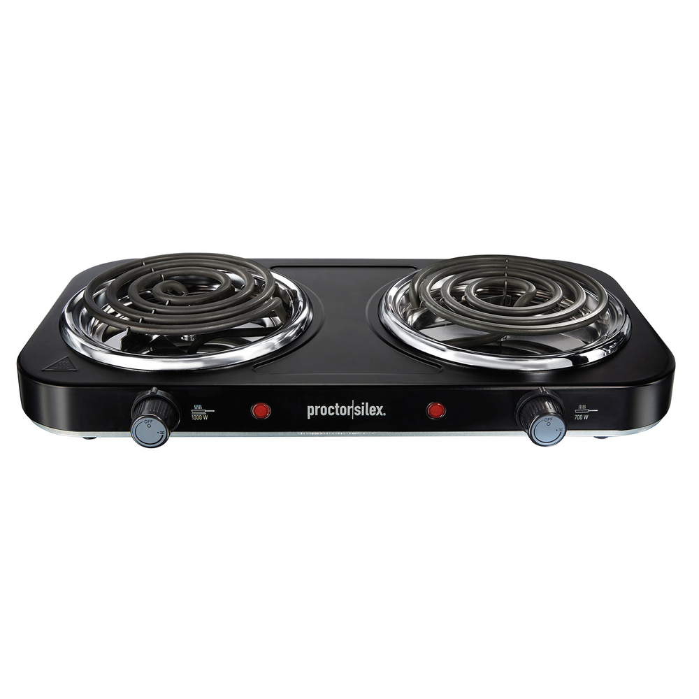 Double Electric Burner Cooktop with Adjustable Temperature - Model - 34115