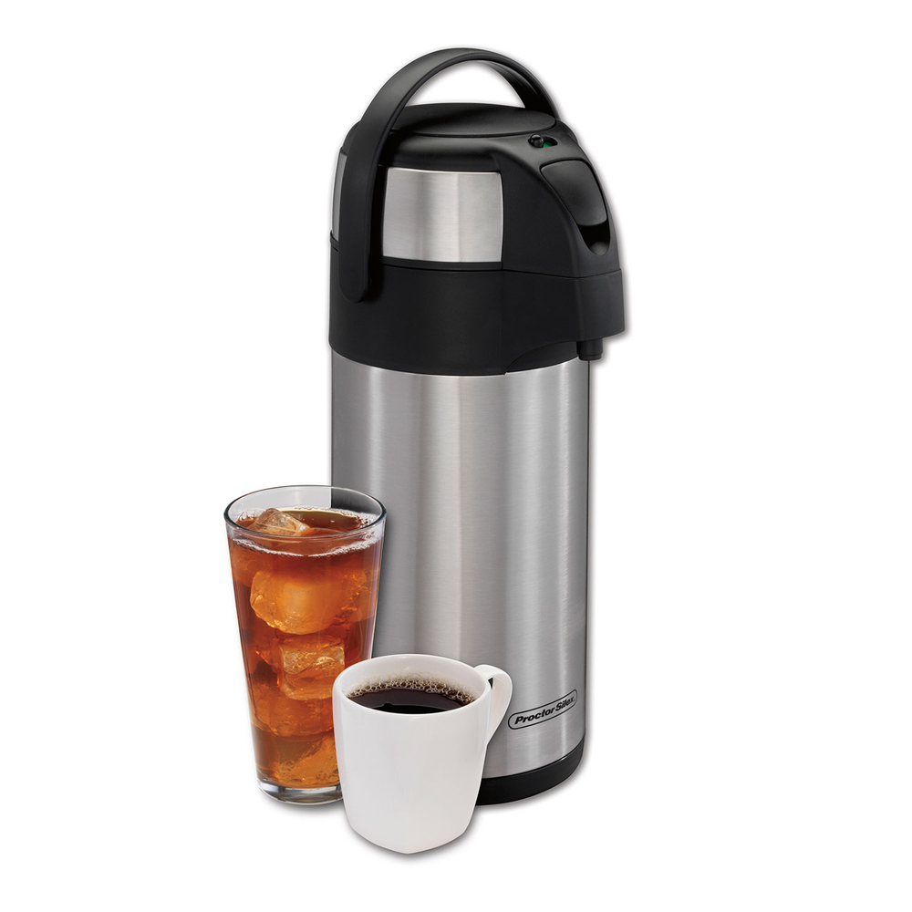 Stainless Steel Airpot Hot & Cold Drink Dispenser - Keep Your