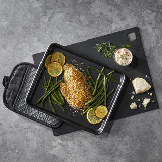  Recipe for Sheet Pan Crispy Italian Fish with Green Beans 