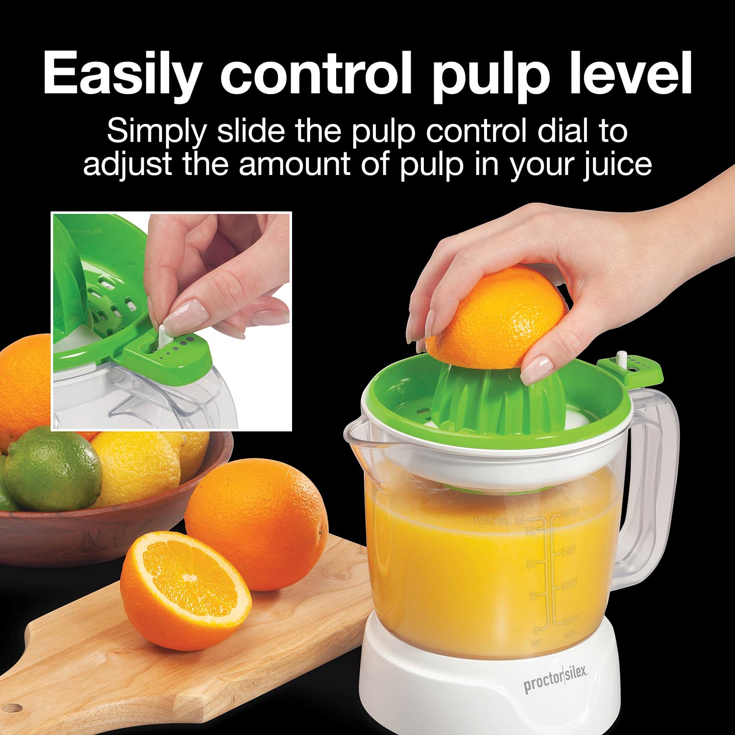 Electric Citrus Juicer Model 66337 ProctorSilex