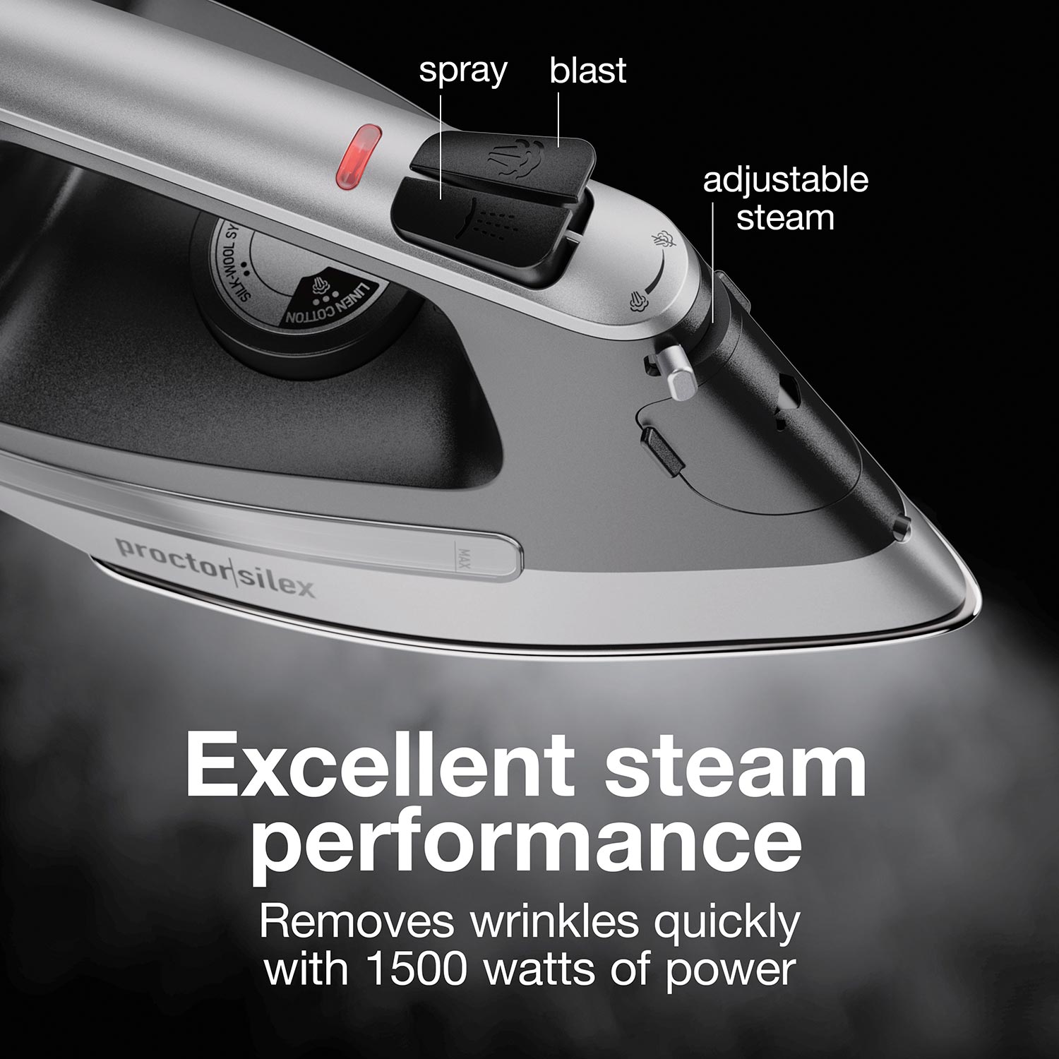 Proctor Silex 14250 Steam Iron with Retractable Cord