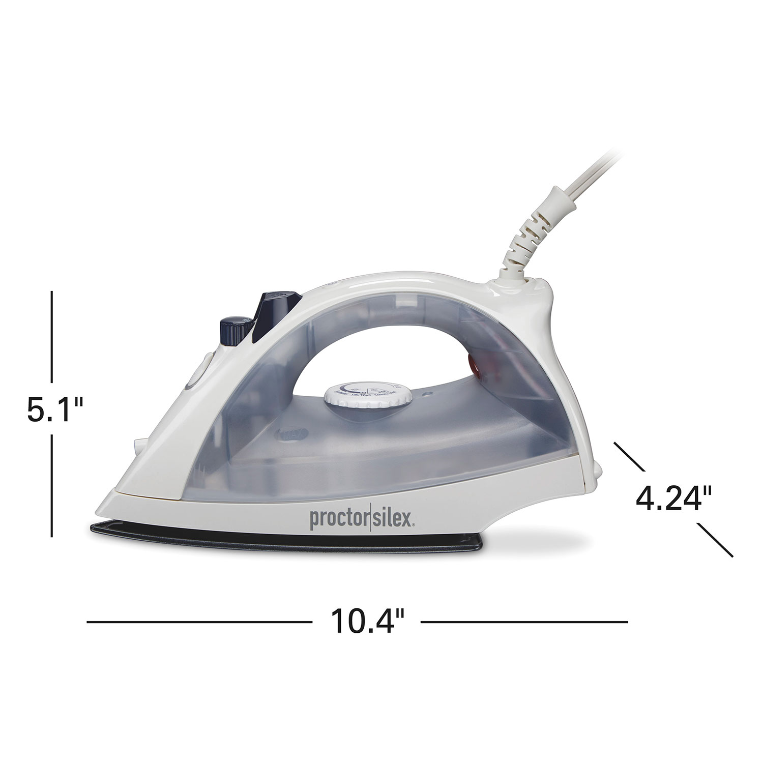 Nonstick Steam Iron, Gray - Model 17150PS