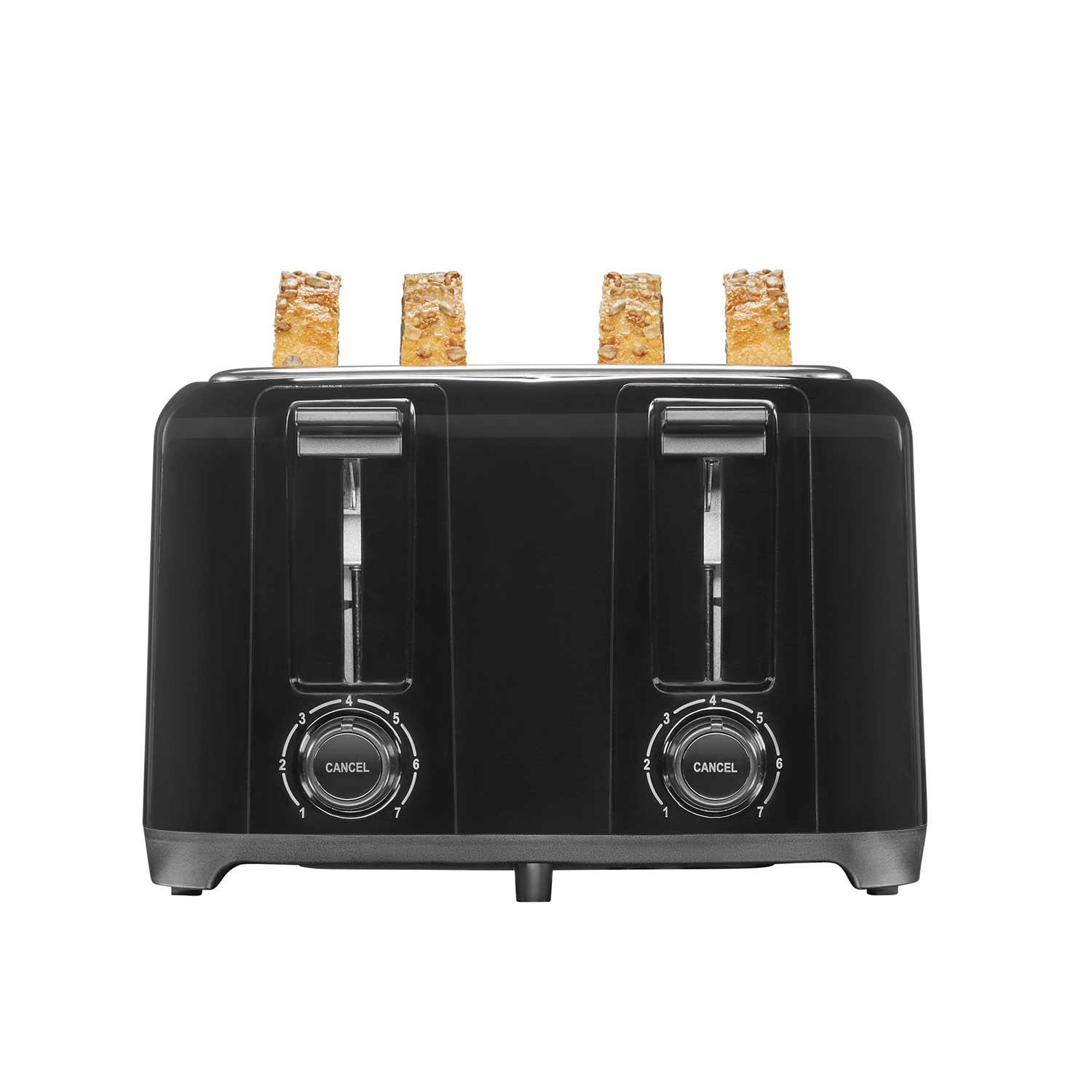 Wide-Slot 4 Slice Toaster (black) - 24215PS Small Size