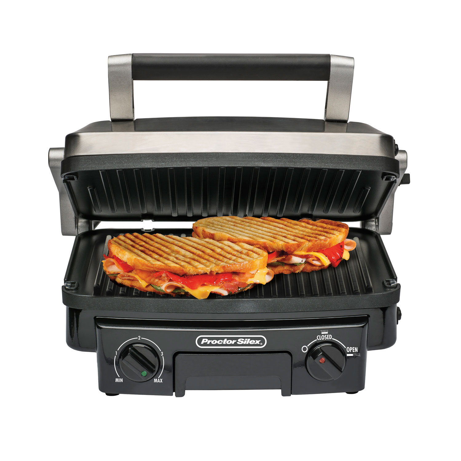5-in-1 Grill with Griddle - 25340R Small Size
