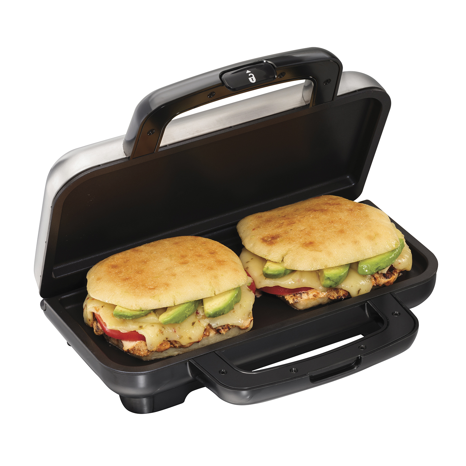 Proctor Silex Sandwich Maker, PANINI Model# 25400 MEAL MAKER Brand New Open  Box