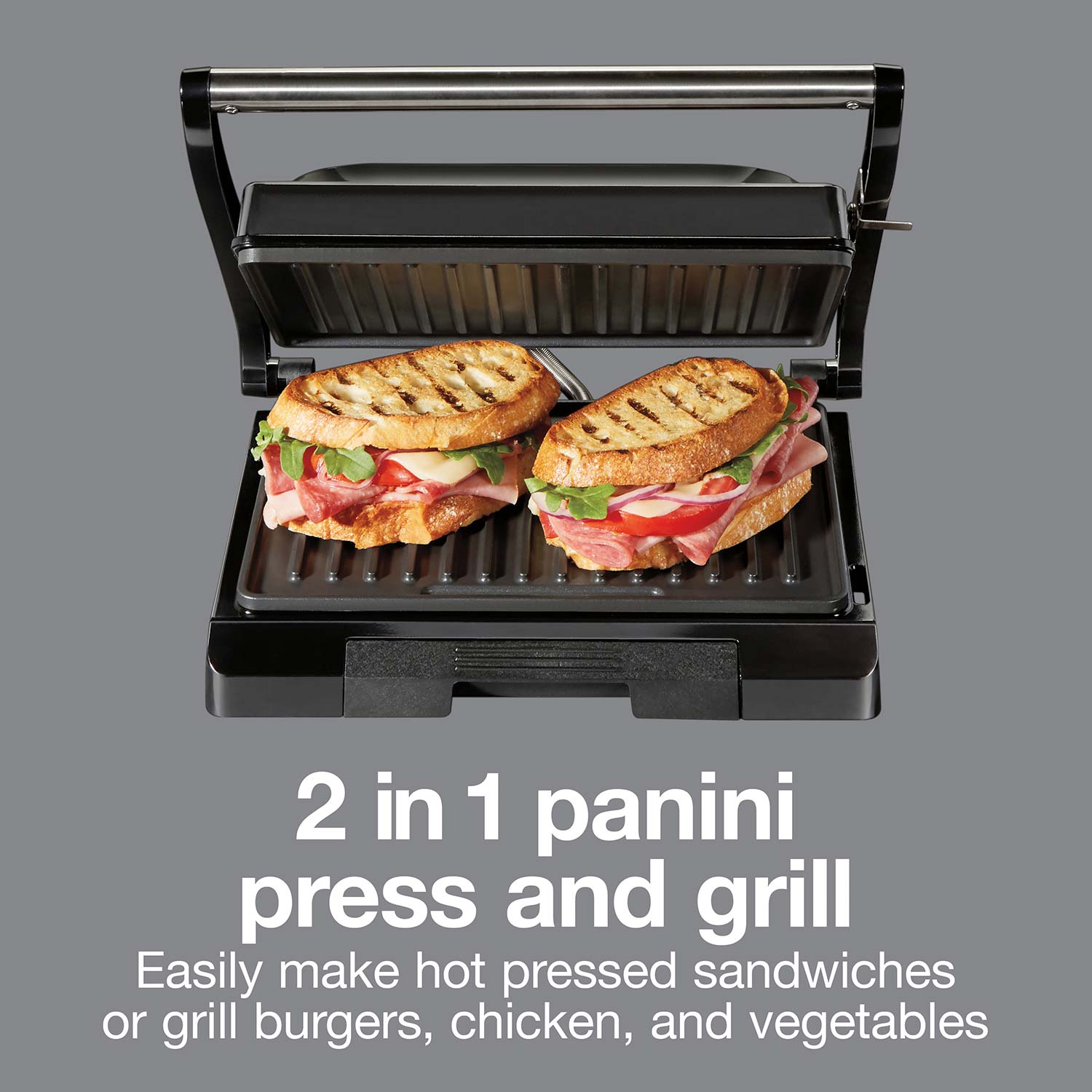 Proctor Silex Durable Panini Press & Compact Grill