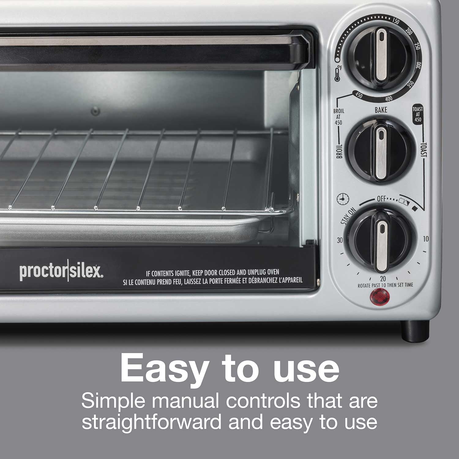 Black+Decker™ 4-Slice Countertop Toaster Oven