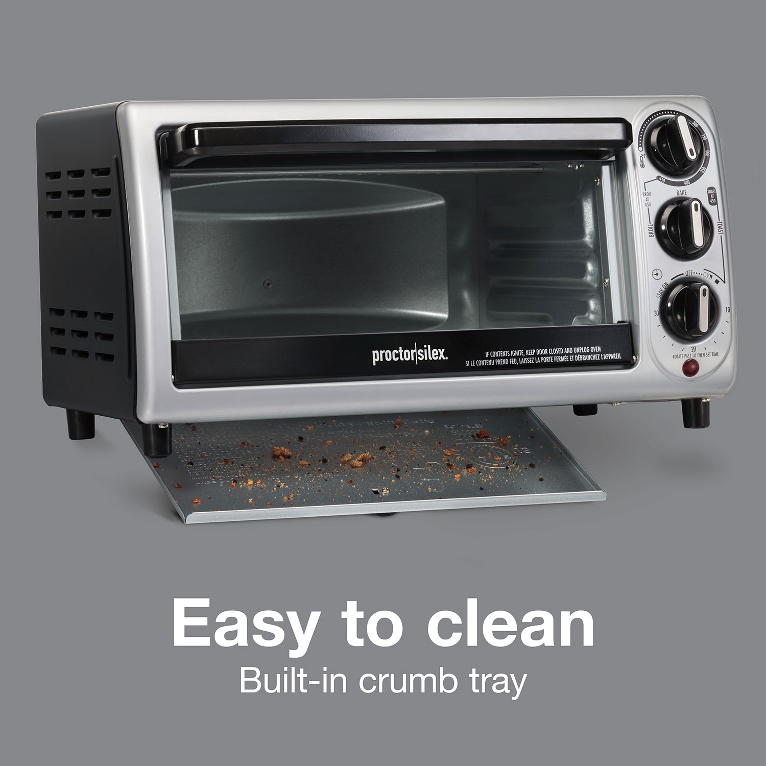 Proctor Silex 4 Slice Countertop Toaster Oven, Best 4 Slice Toaster, Best Toaster  Ovens