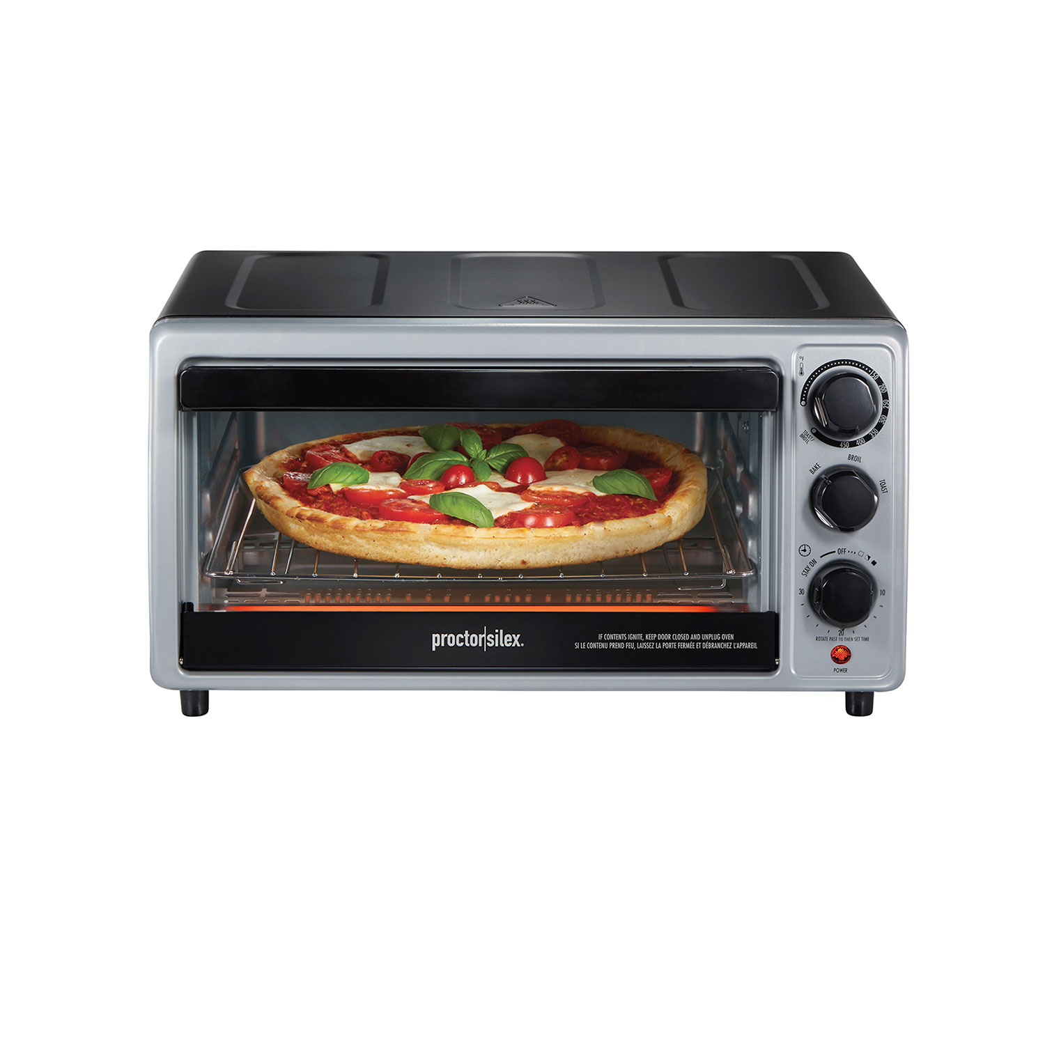 6 Slice Toaster Oven - 31124PS Small Size