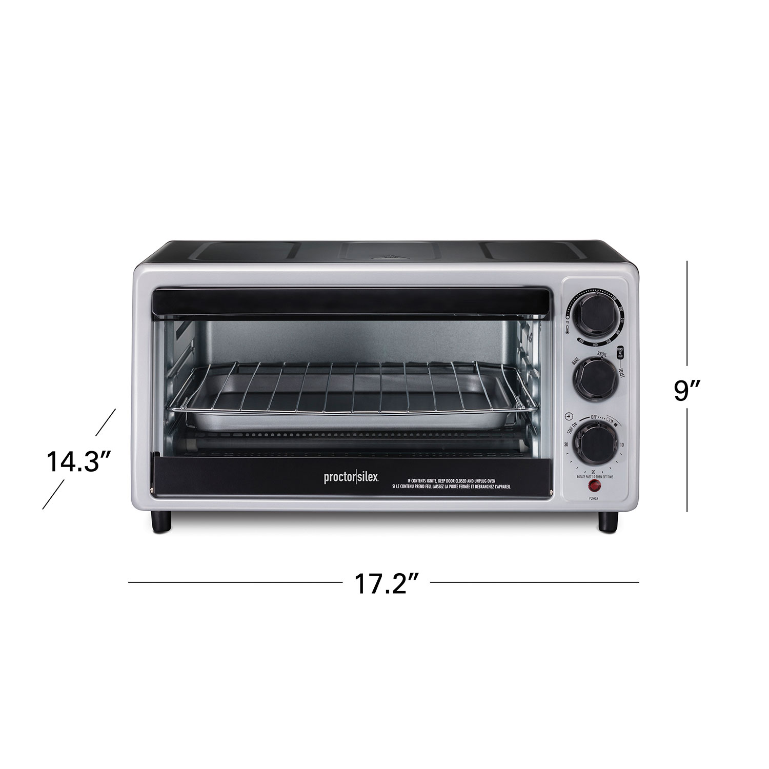 Proctor Silex 6-Slice Toaster Oven