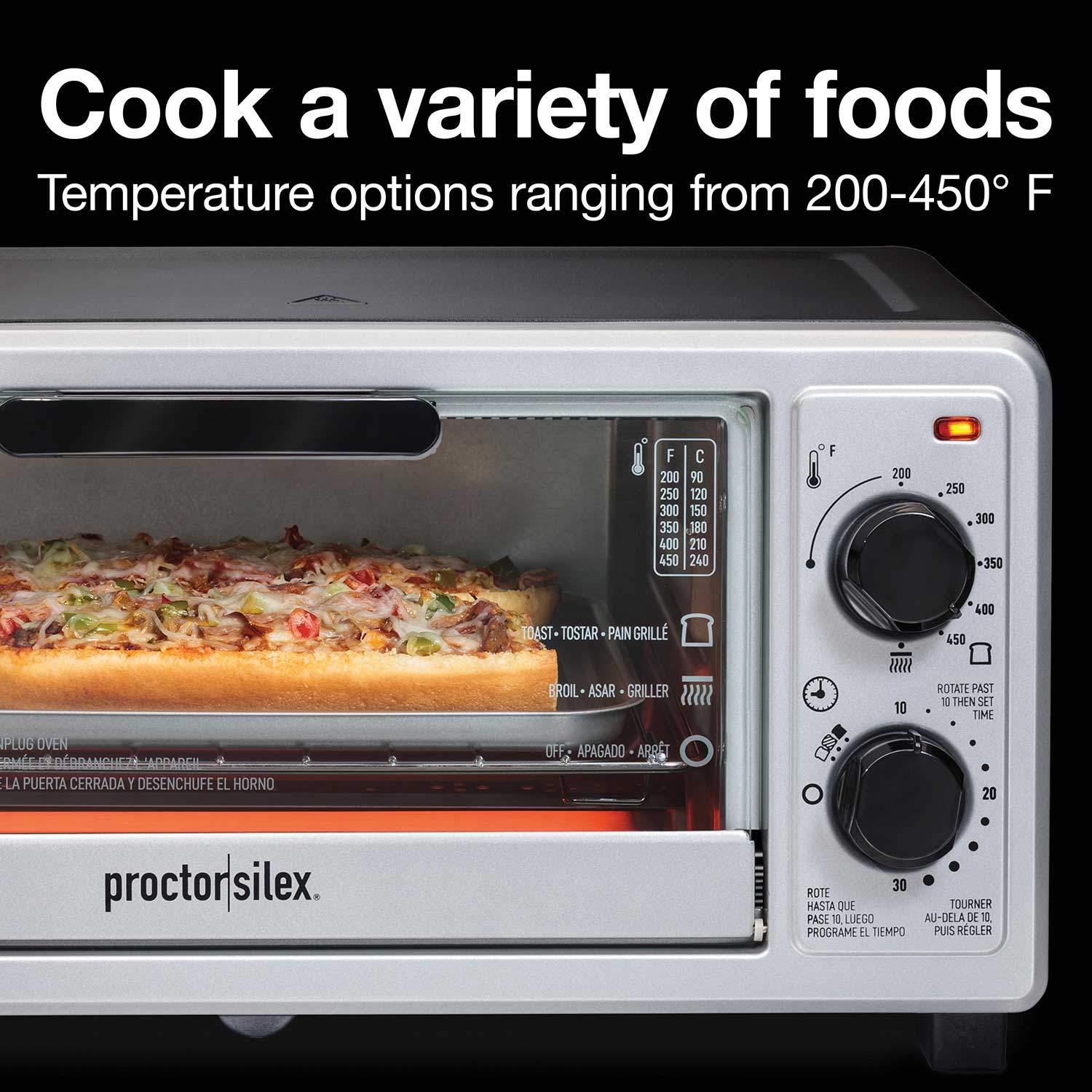 4 Slice Toaster Oven with Broiler - Model 31118PS