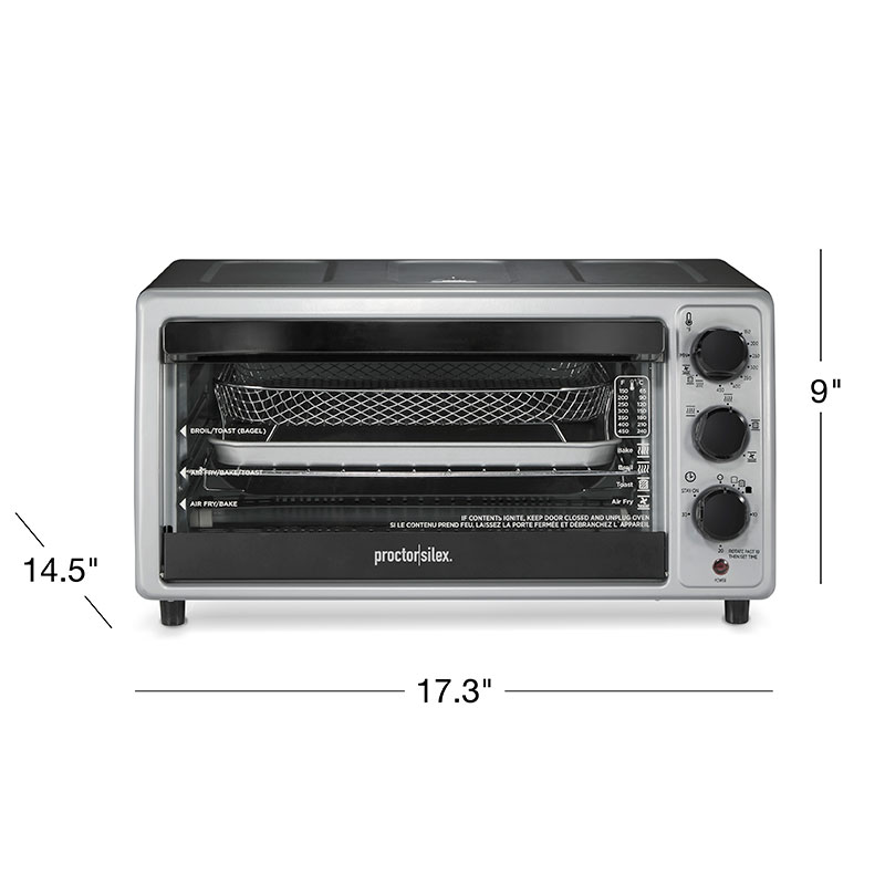 Less Time. More Options.  Crisp 'N Bake Air Fry 6-Slice Toaster Oven 