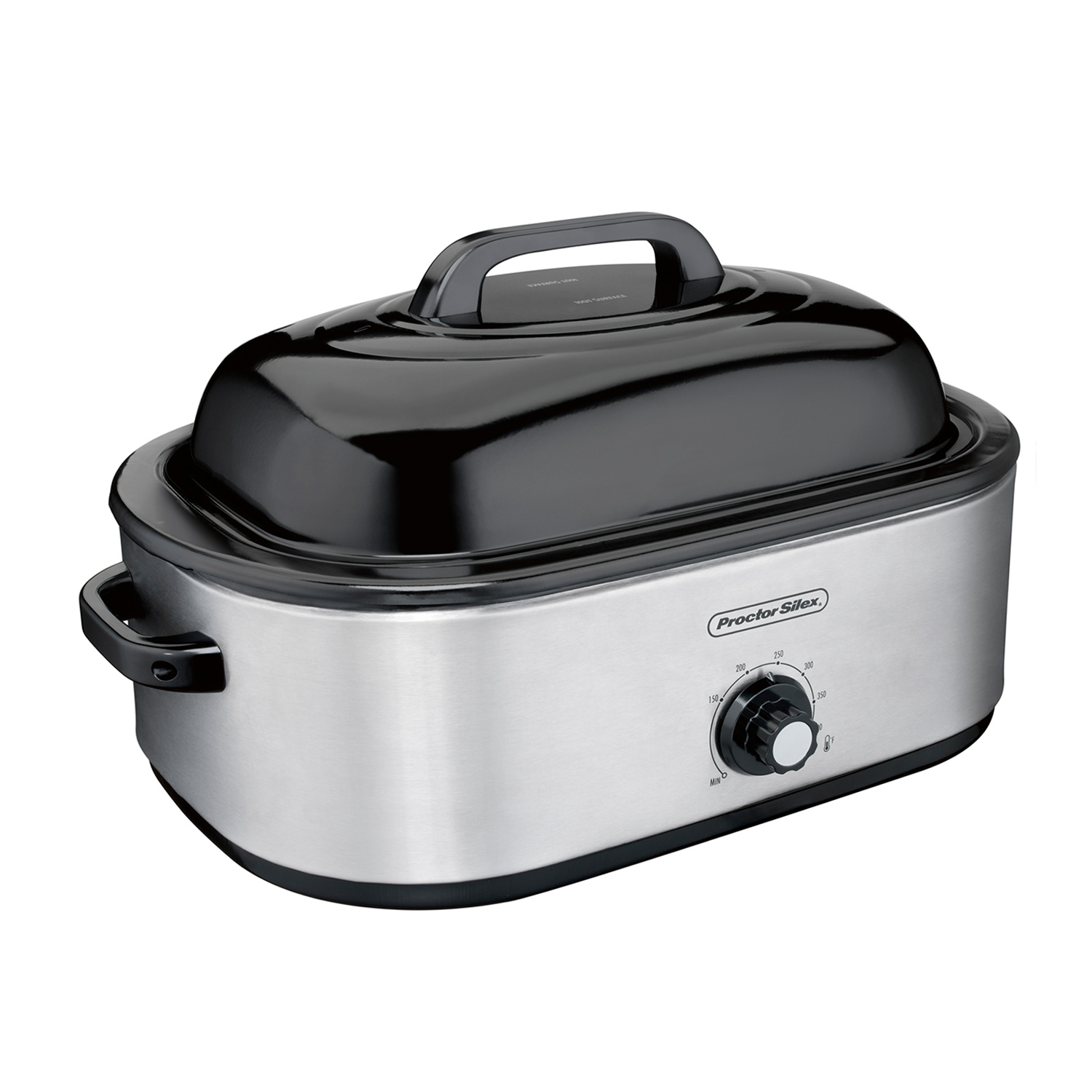 Proctor Silex 6 qt. Silver Slow Cooker with Double Dish 33563