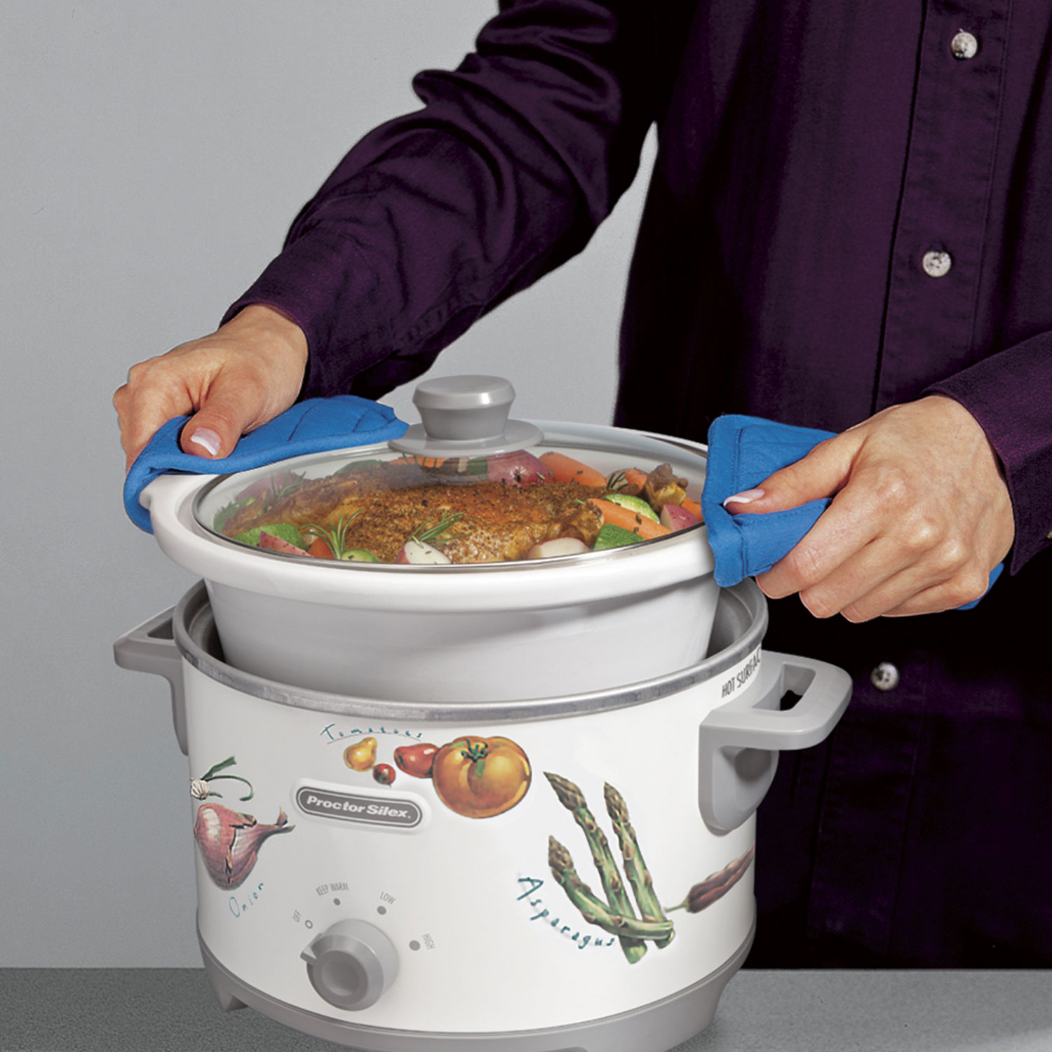 4 Quart Slow Cooker (round) - Model 33040Y