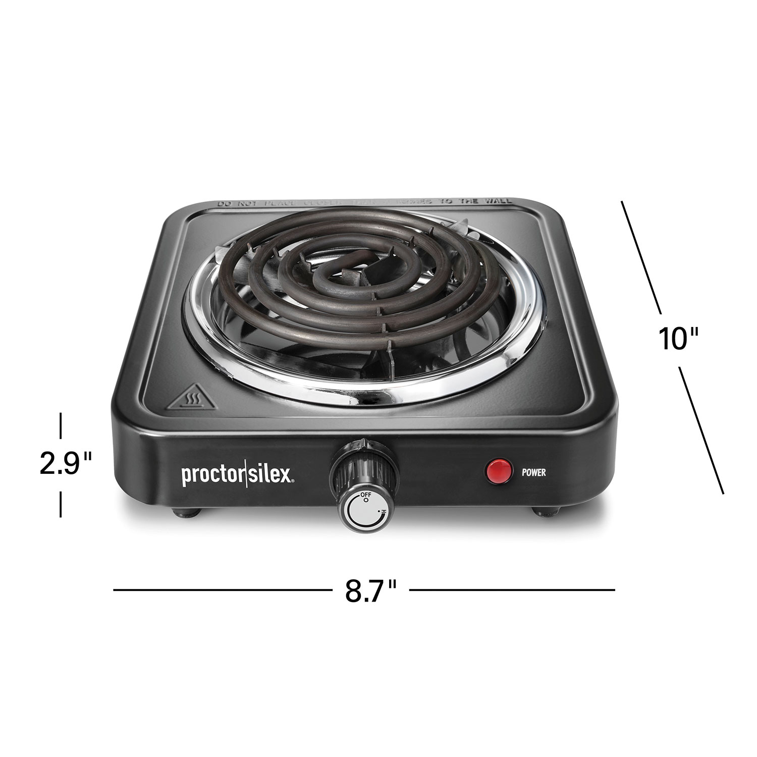  Electric Stove,Portable Stovetop Stainless Countertop Single  Burner Cooktop Compact and Portable, Adjustable Temperature Hot Plate, 1000  Watts: Home & Kitchen