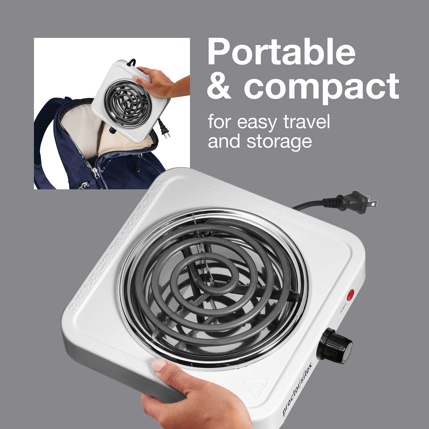 Countertop Single Electric Coiled Burner