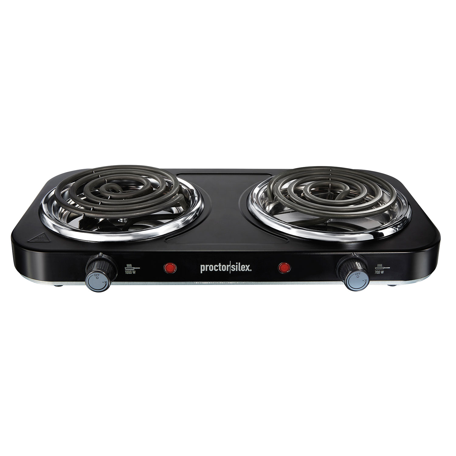 Double Electric Burner Cooktop with Adjustable Temperature - 34115 Small Size