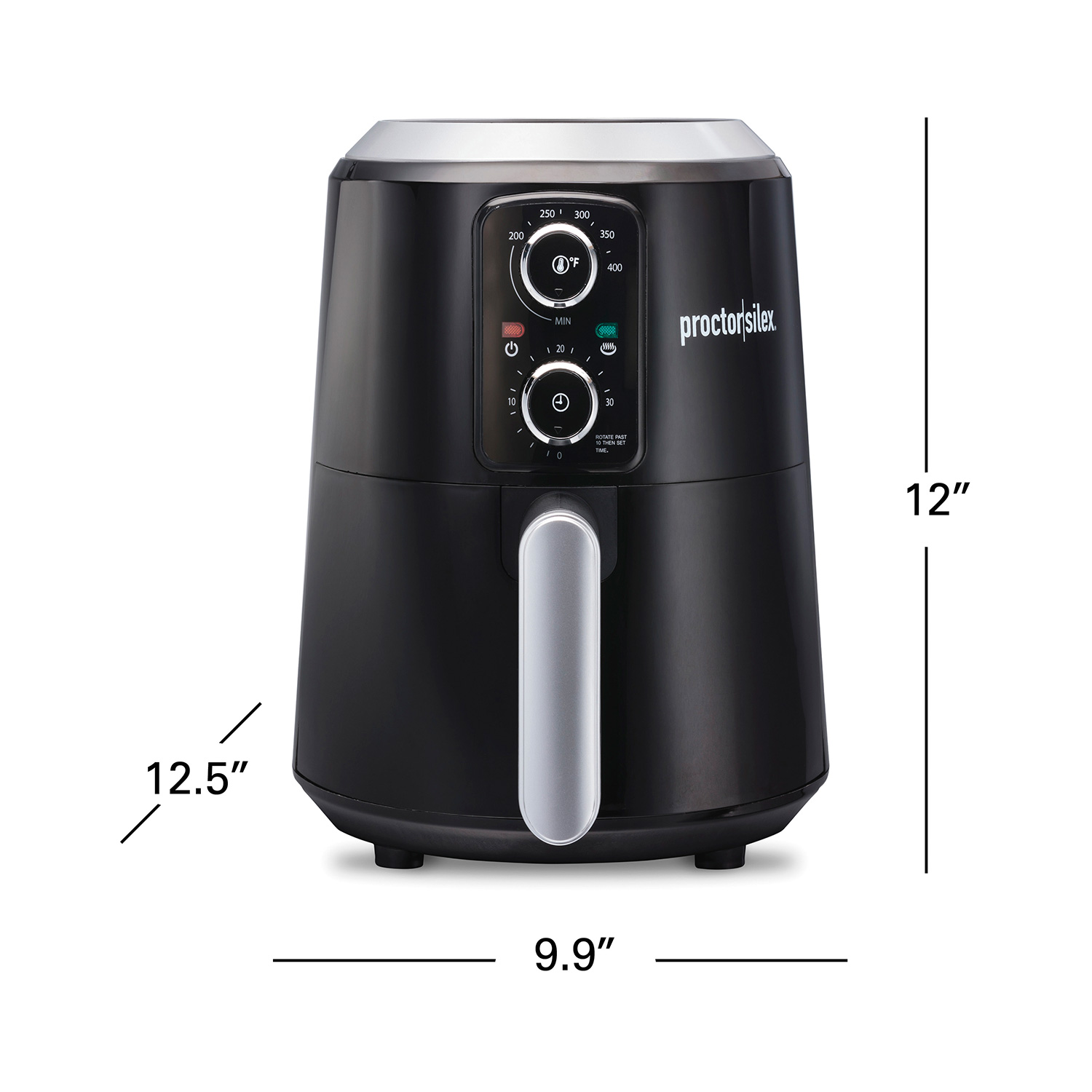 Proctor Silex - 3.7 Quart Air Fryer - Black