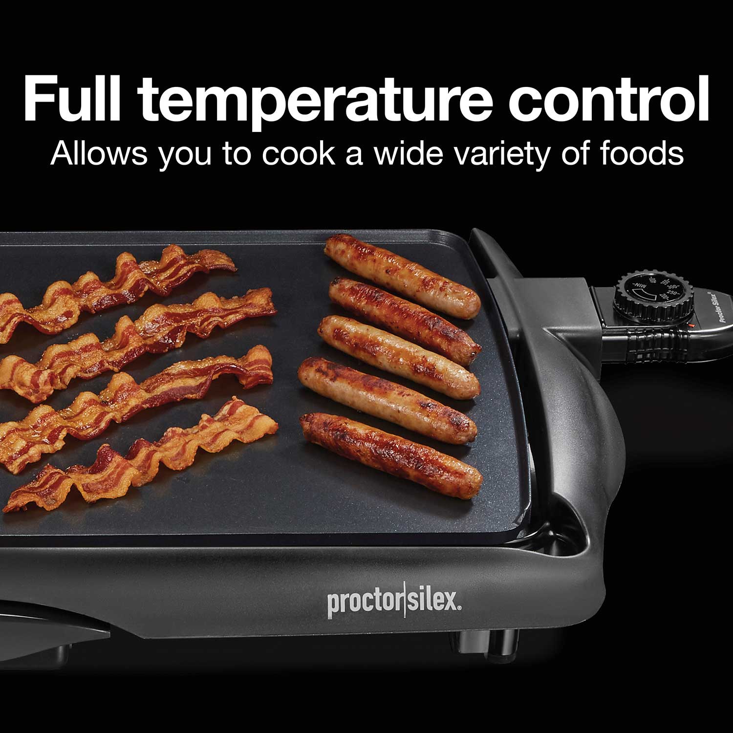 Proctor Silex Durable Electric Griddle, Nonstick, Family Size