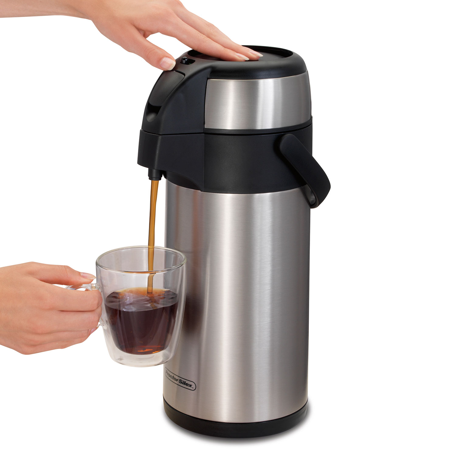 Airpot - Hot Beverage Dispenser  Peter Corvallis Productions