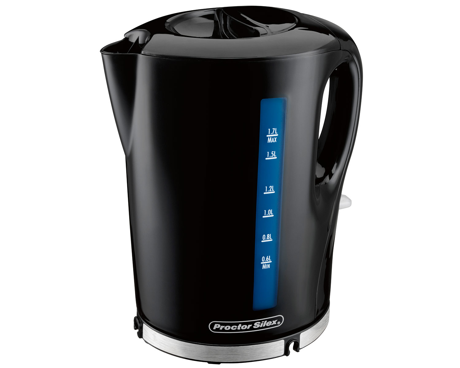 Proctor Silex Cordless 1.7 Liter Electric Kettle - Black