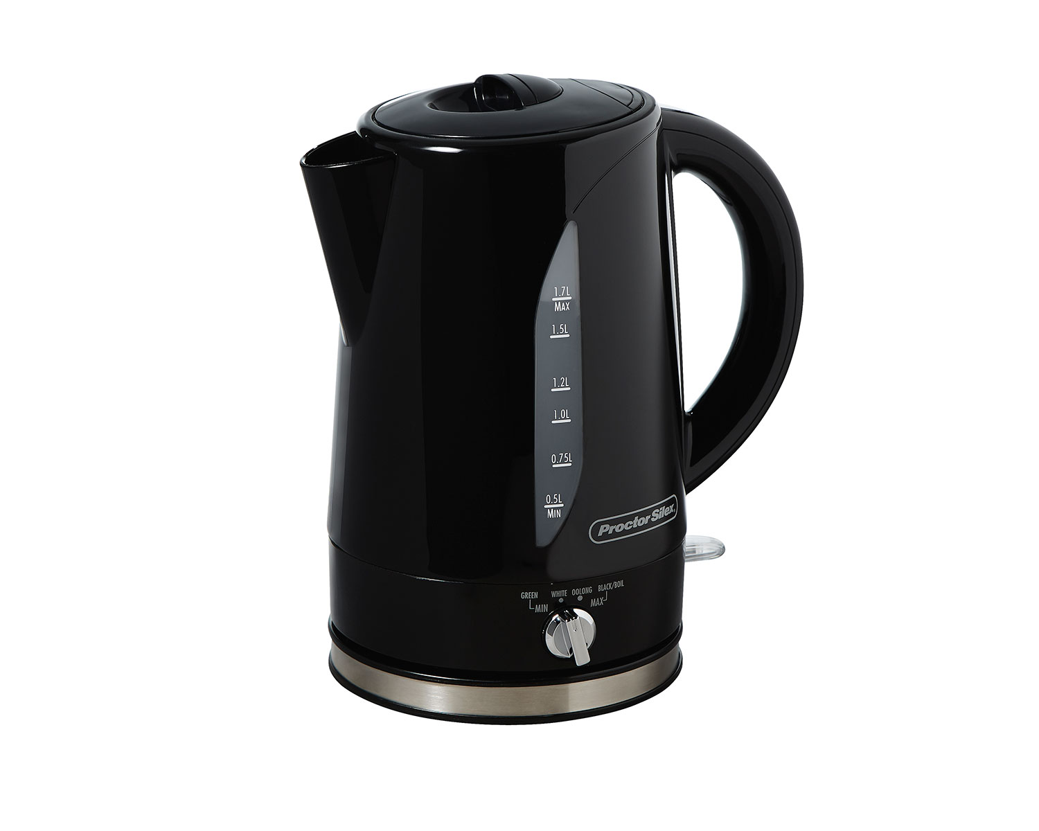 Proctor Silex Variable Temperature Electric Kettle 1.7 Liter Black