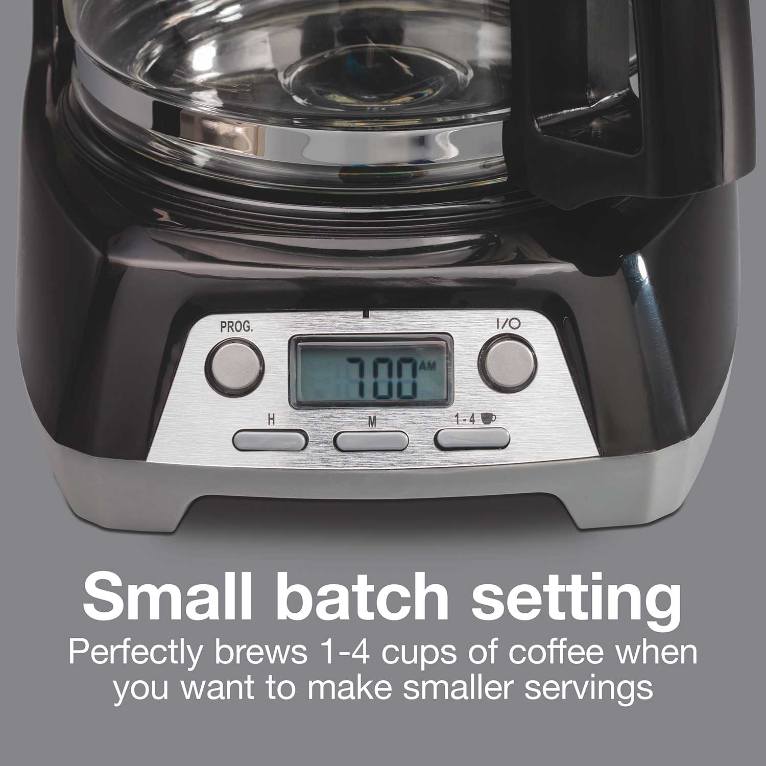 12 Cup Programmable Coffee Maker with Small Batch Setting - Model 43672PS