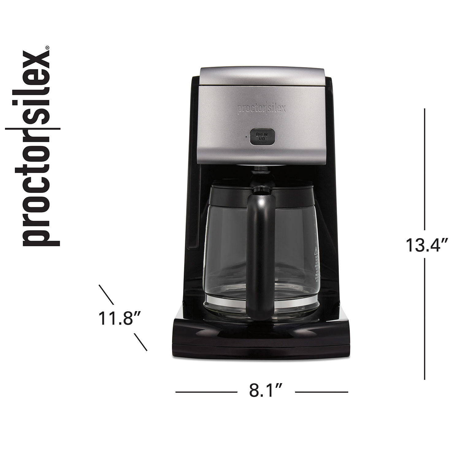 Proctor Silex White Coffee Maker 12-cup 43501 – Good's Store Online