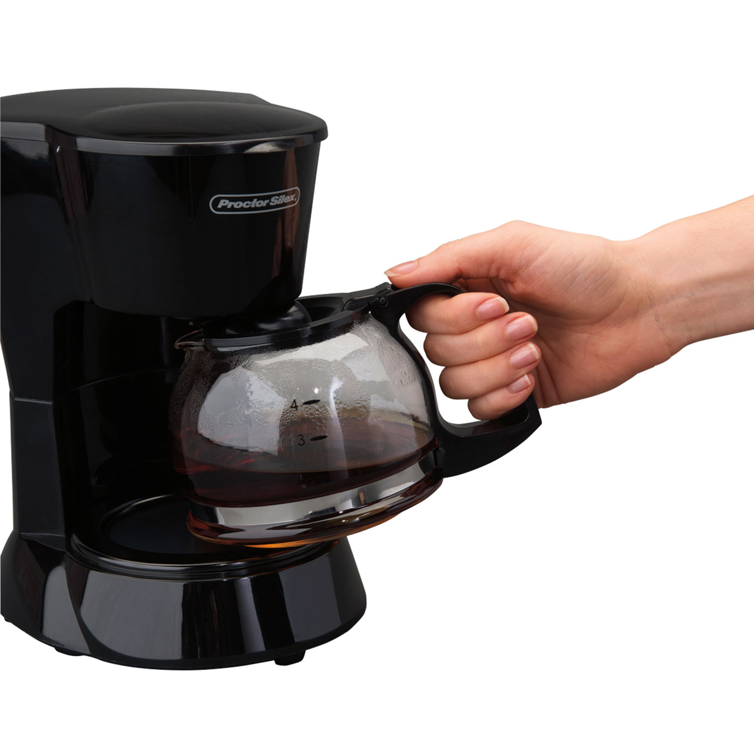 4 Cup Coffee Maker (black) - Model 48138 - Proctor-Silex