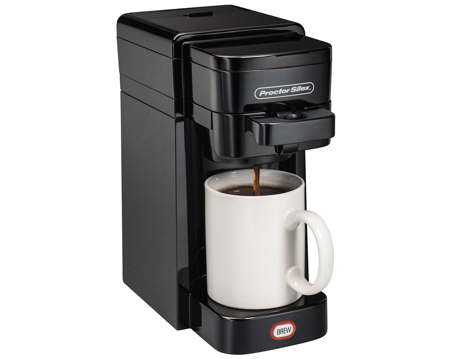 Proctor Silex - 4-Cup Coffeemaker - Black