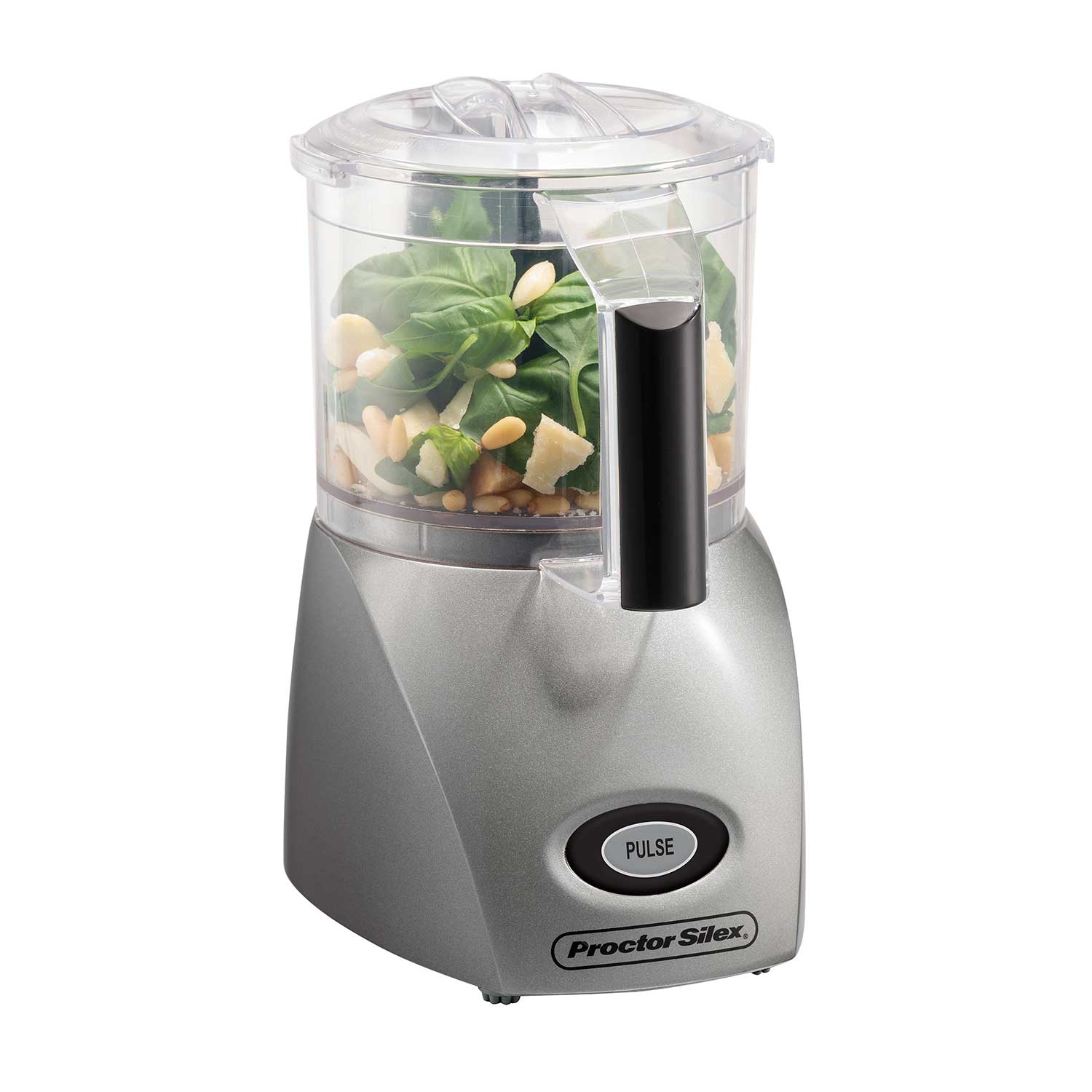 Proctor Silex Electric Food Chopper & Mini Food Processor, 1.5 Cup, Chopping,  Puree & Emulsify, Black, 72507 