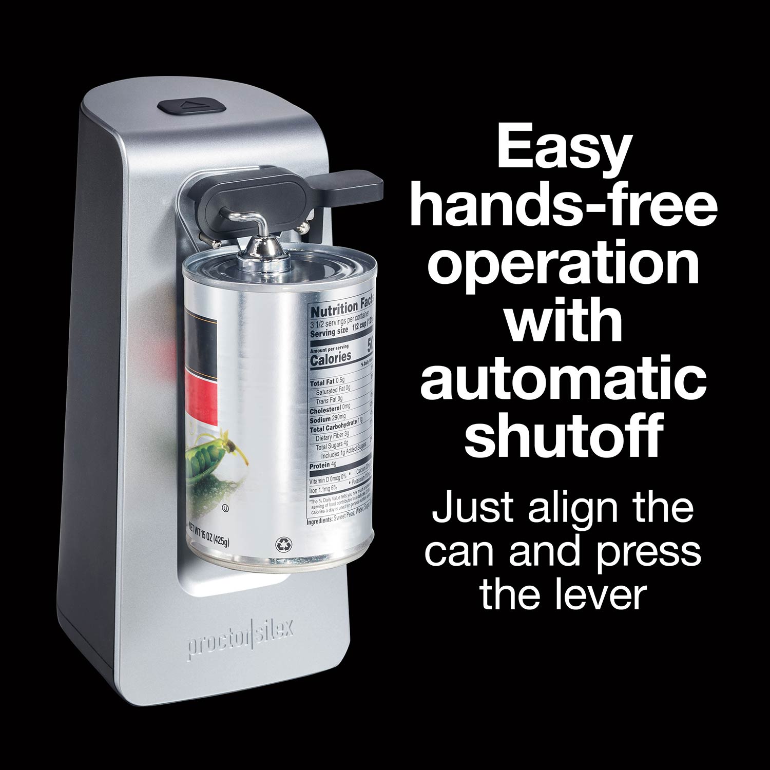 Hands Free Automatic Can Opener 