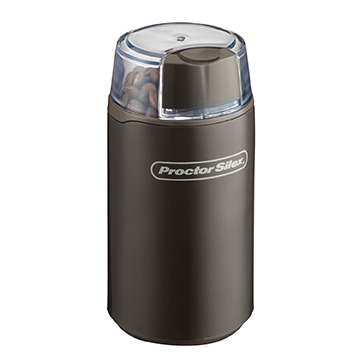 Proctor Silex Fresh Grind 4oz Electric Coffee Grinder for Beans, Spices and  More, Retractable Cord, Stainless Steel Blades, Black