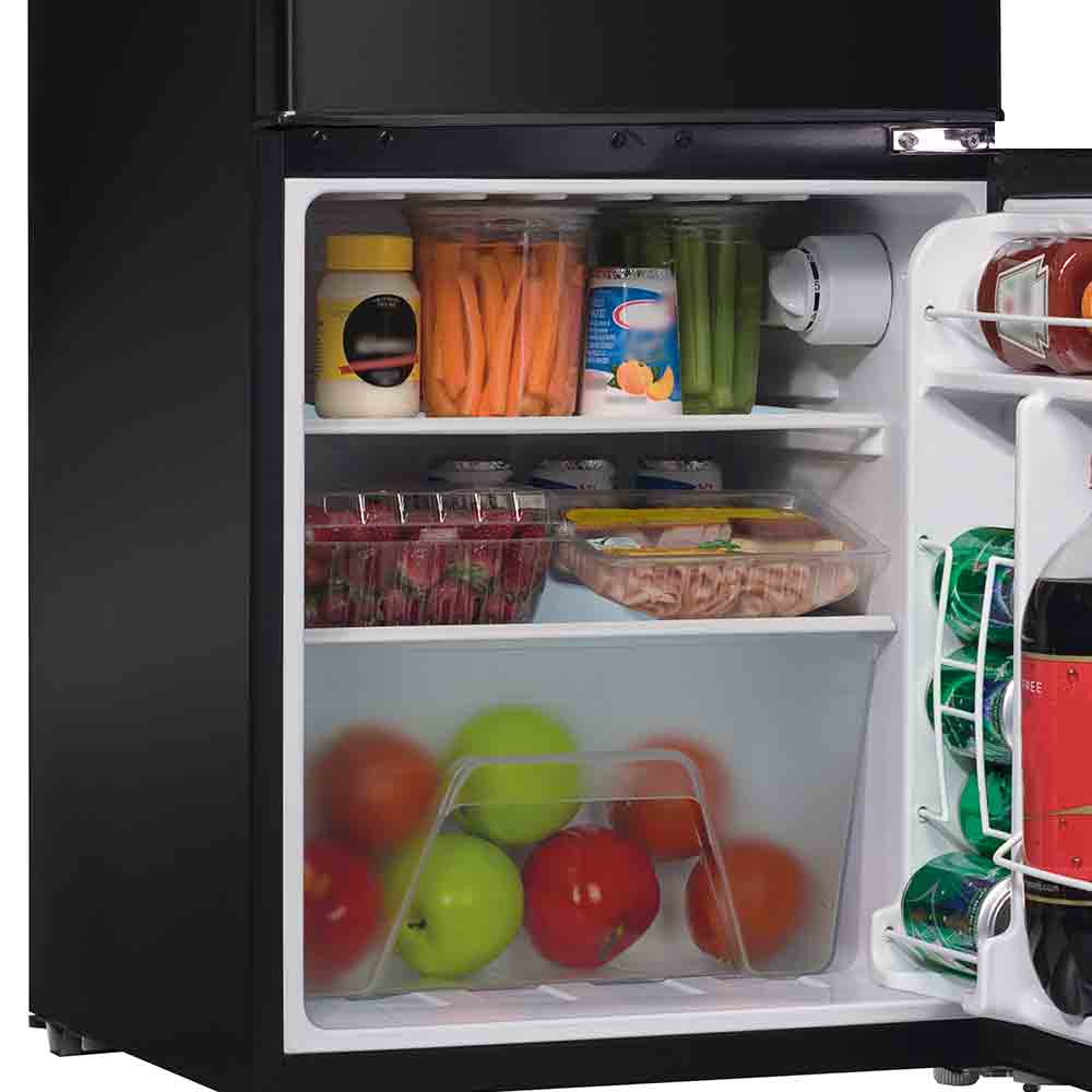 3.1 Cubic Feet Compact Refrigerator, Black - 86100