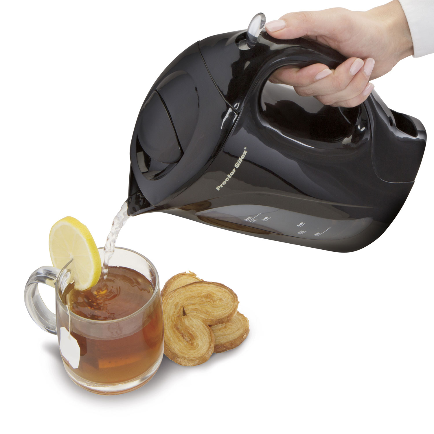 Cordless Electric Kettle, 1 Liter, Black - Model K2071R