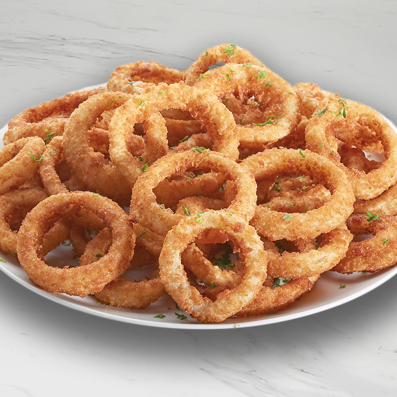 Air Fryer Crispy Onion Rings with Roasted Garlic Aioli - 1