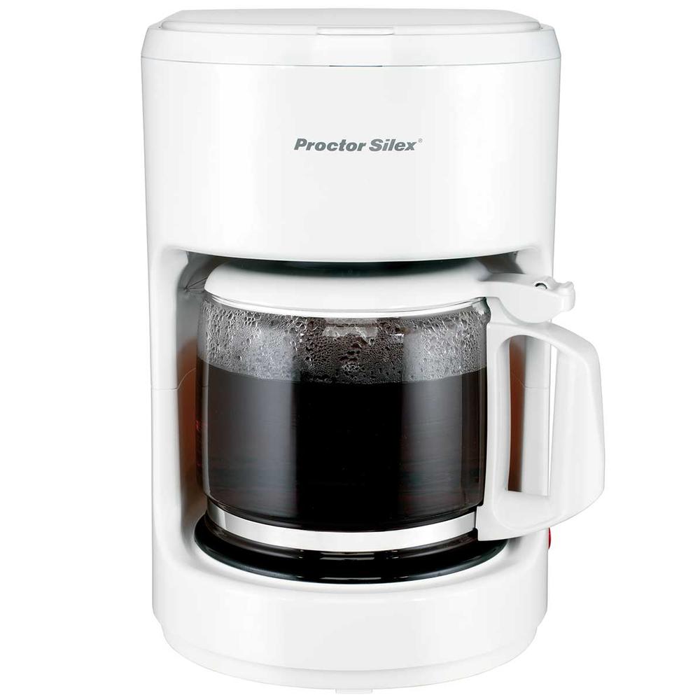 10 Cup Coffee Maker White Model 48350y Proctorsilex Com