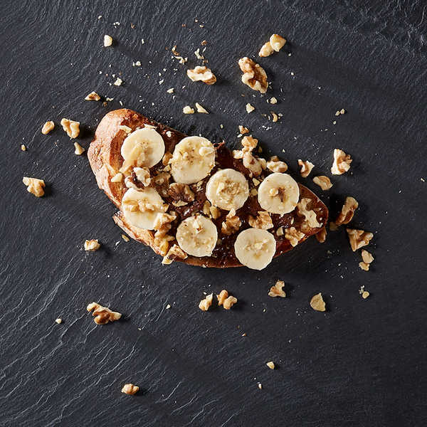 Banana Hazelnut Toast