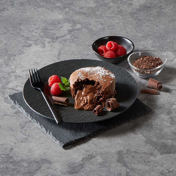 Air Fryer Chocolate Hazelnut Lava Cakes