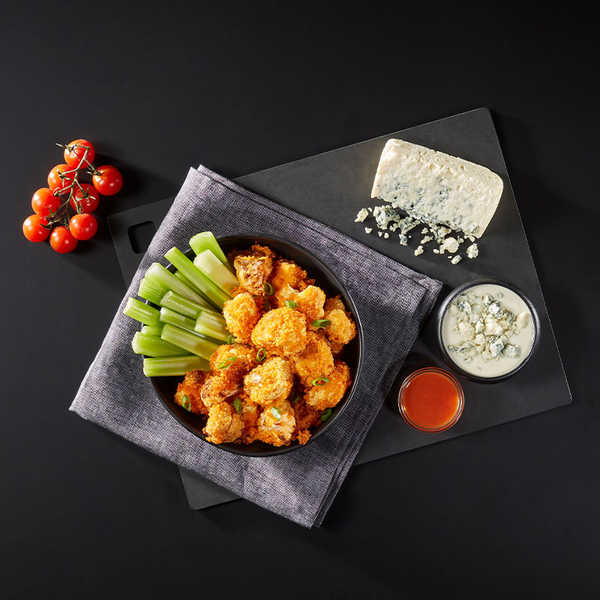 Spicy Buffalo Cauliflower Bites