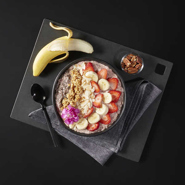 Strawberry Orange Banana Smoothie Bowl